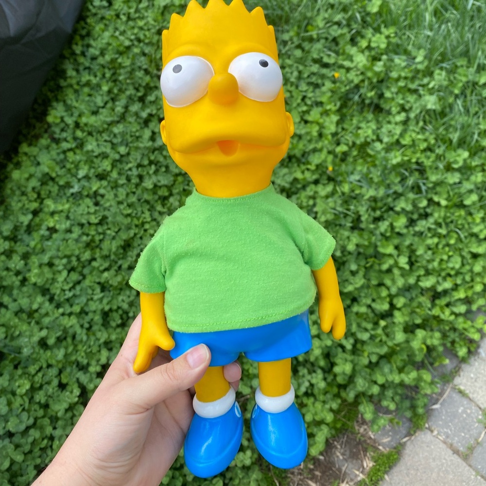 Bart Simpson 1990 Fox The Simpsons 12” plastic toy memorabilia collectible